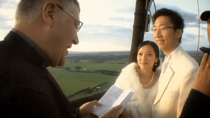 New Zealand Hot Air Ball0on Dream Weddings